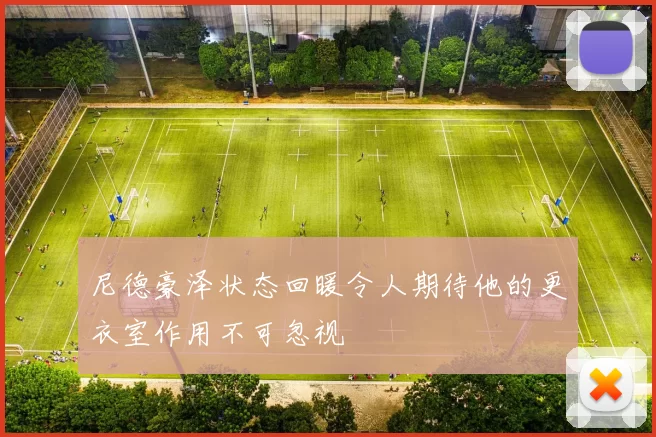 尼德豪泽状态回暖令人期待他的更衣室作用不可忽视